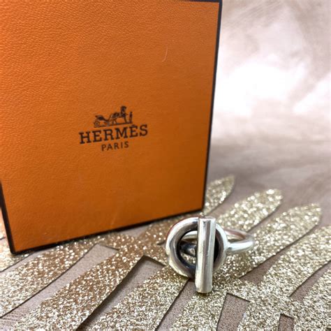 bague hermès croisette grand modèle|hermes bagues en argent.